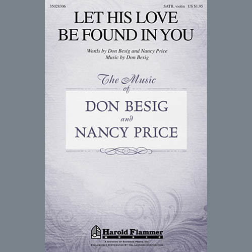 Don Besig Let His Love Be Found In You profile picture