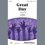 Download or print African-American Spiritual Great Day (arr. Don Hart) Sheet Music Printable PDF 7-page score for Concert / arranged SATB SKU: 86743
