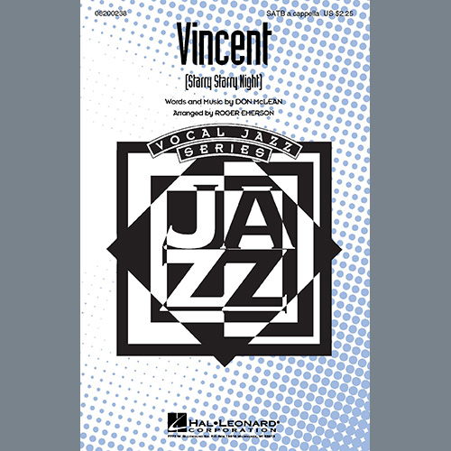 Don McLean Vincent (Starry Starry Night) (arr. Roger Emerson) profile picture