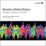 Download or print Donald M. Sherman Kendor Debut Solos - Baritone B.C. Sheet Music Printable PDF 14-page score for Instructional / arranged Brass Solo SKU: 124994.