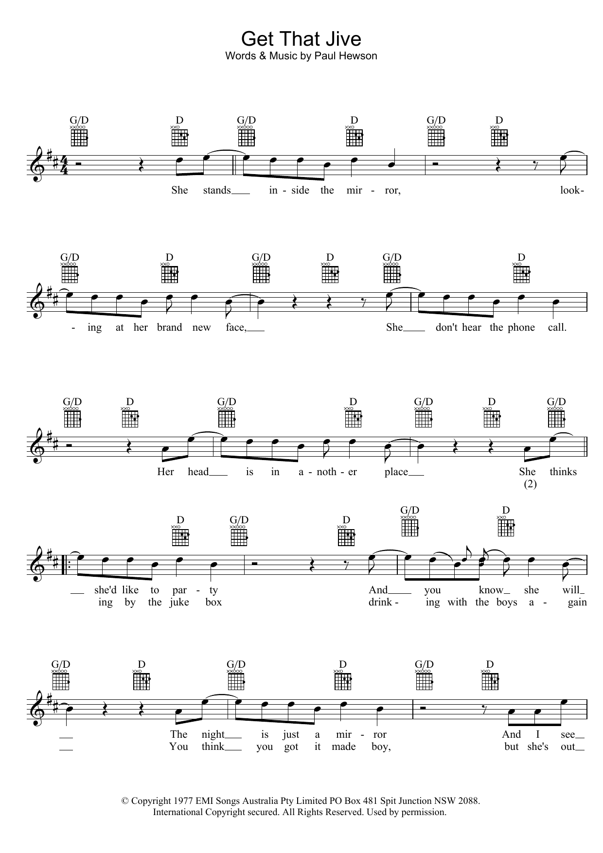 Learn to play Dragon Get That Jive sheet music for Melody Line, Lyrics & Chords in minutes. Dragon Get That Jive sheet music preview music notes and score for Melody Line, Lyrics & Chords including 2 page(s)