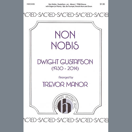 Dwight Gustafson Non Nobis (arr. Trevor Manor) profile picture
