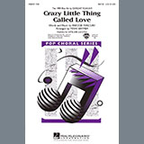 Download or print Dwight Yoakam Crazy Little Thing Called Love (arr. Mark Brymer) Sheet Music Printable PDF 10-page score for Pop / arranged SATB Choir SKU: 414782