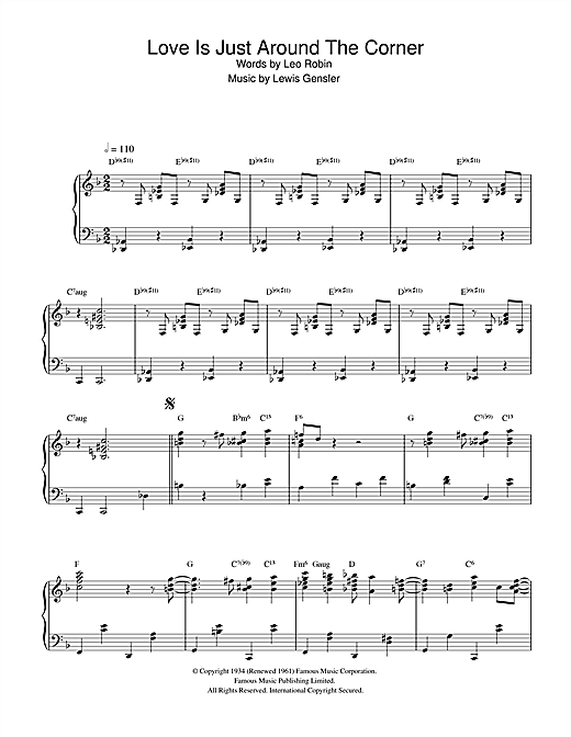 Learn to play Earl Hines Love Is Just Around The Corner sheet music for Piano in minutes. Earl Hines Love Is Just Around The Corner sheet music preview music notes and score for Piano including 9 page(s)