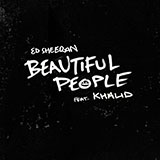 Download or print Ed Sheeran Beautiful People (feat. Khalid) Sheet Music Printable PDF 7-page score for Pop / arranged Piano, Vocal & Guitar (Right-Hand Melody) SKU: 417438