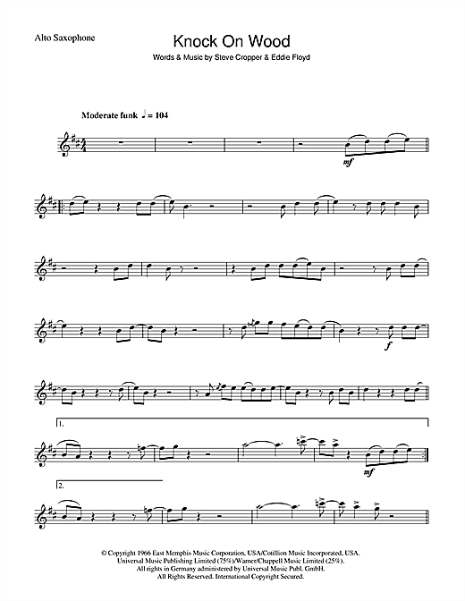 Learn to play Eddie Floyd Knock On Wood sheet music for Piano, Vocal & Guitar (Right-Hand Melody) in minutes. Eddie Floyd Knock On Wood sheet music preview music notes and score for Piano, Vocal & Guitar (Right-Hand Melody) including 3 page(s)