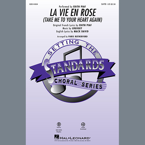 Édith Piaf La Vie En Rose (Take Me To Your Heart Again) (arr. Paris Rutherford) profile picture