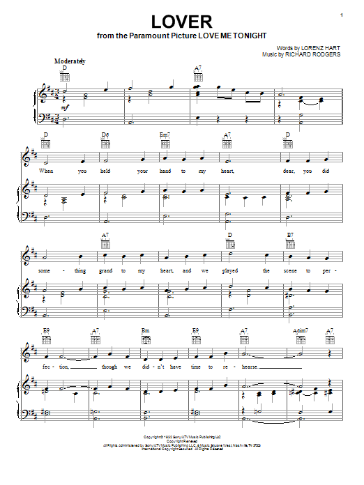 Learn to play Ella Fitzgerald Lover sheet music for Piano, Vocal & Guitar (Right-Hand Melody) in minutes. Ella Fitzgerald Lover sheet music notes and chords