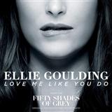 Download or print Ellie Goulding Love Me Like You Do (from 'Fifty Shades Of Grey') Sheet Music Printable PDF 7-page score for Film/TV / arranged Piano, Vocal & Guitar SKU: 120656