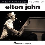 Download or print Elton John Blue Eyes Sheet Music Printable PDF 4-page score for Rock / arranged Piano SKU: 151625