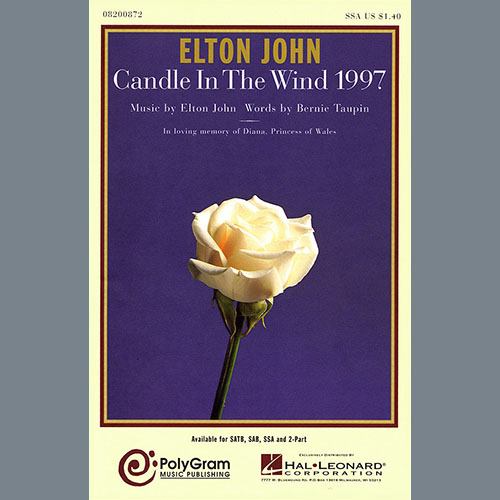 Elton John Candle In The Wind (arr. Ed Lojeski) profile picture