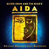 Download or print Elton John The Past Is Another Land (from Aida) Sheet Music Printable PDF 6-page score for Musicals / arranged Piano, Vocal & Guitar (Right-Hand Melody) SKU: 124055