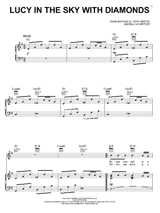 Learn to play Elton John Lucy In The Sky With Diamonds sheet music for Piano in minutes. Elton John Lucy In The Sky With Diamonds sheet music notes and chords