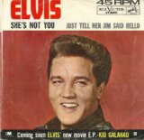 Download or print Elvis Presley She's Not You Sheet Music Printable PDF 1-page score for Rock / arranged Melody Line, Lyrics & Chords SKU: 184710