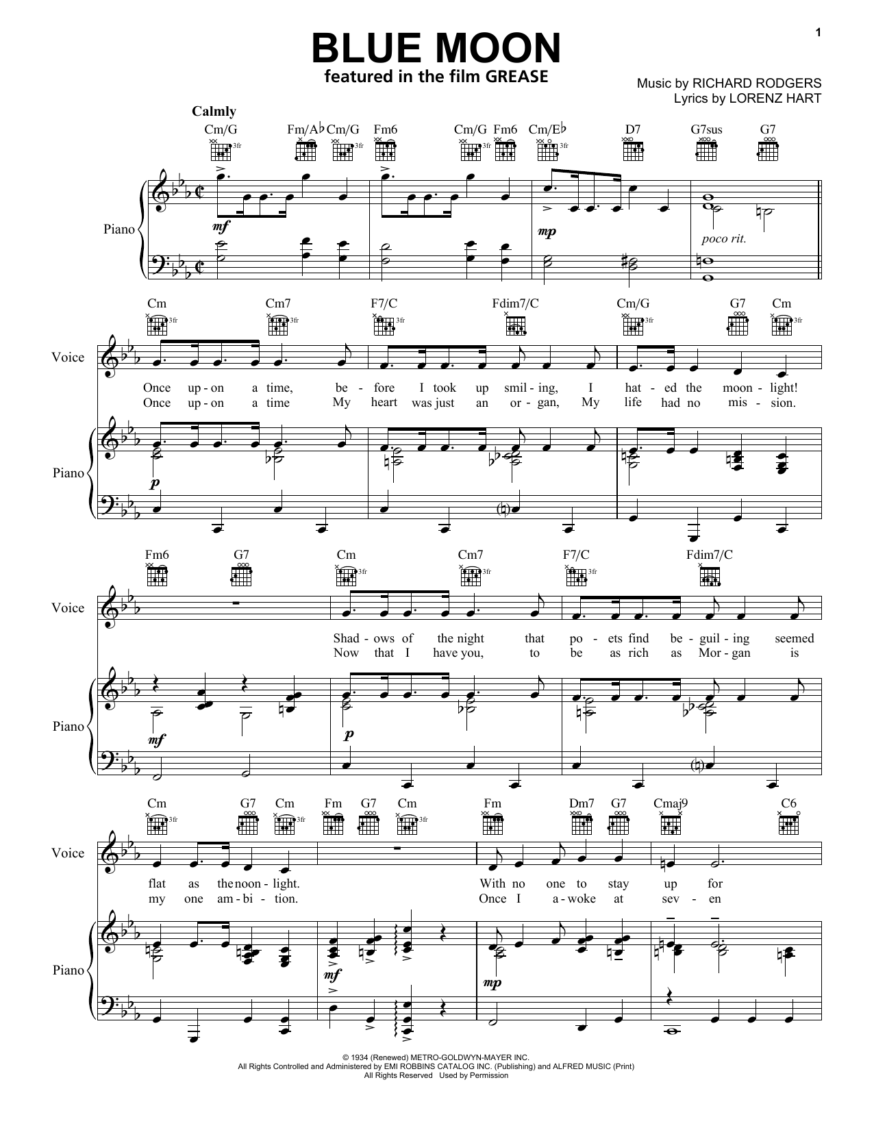 Learn to play Elvis Presley Blue Moon sheet music for Piano, Vocal & Guitar (Right-Hand Melody) in minutes. Elvis Presley Blue Moon sheet music notes and chords