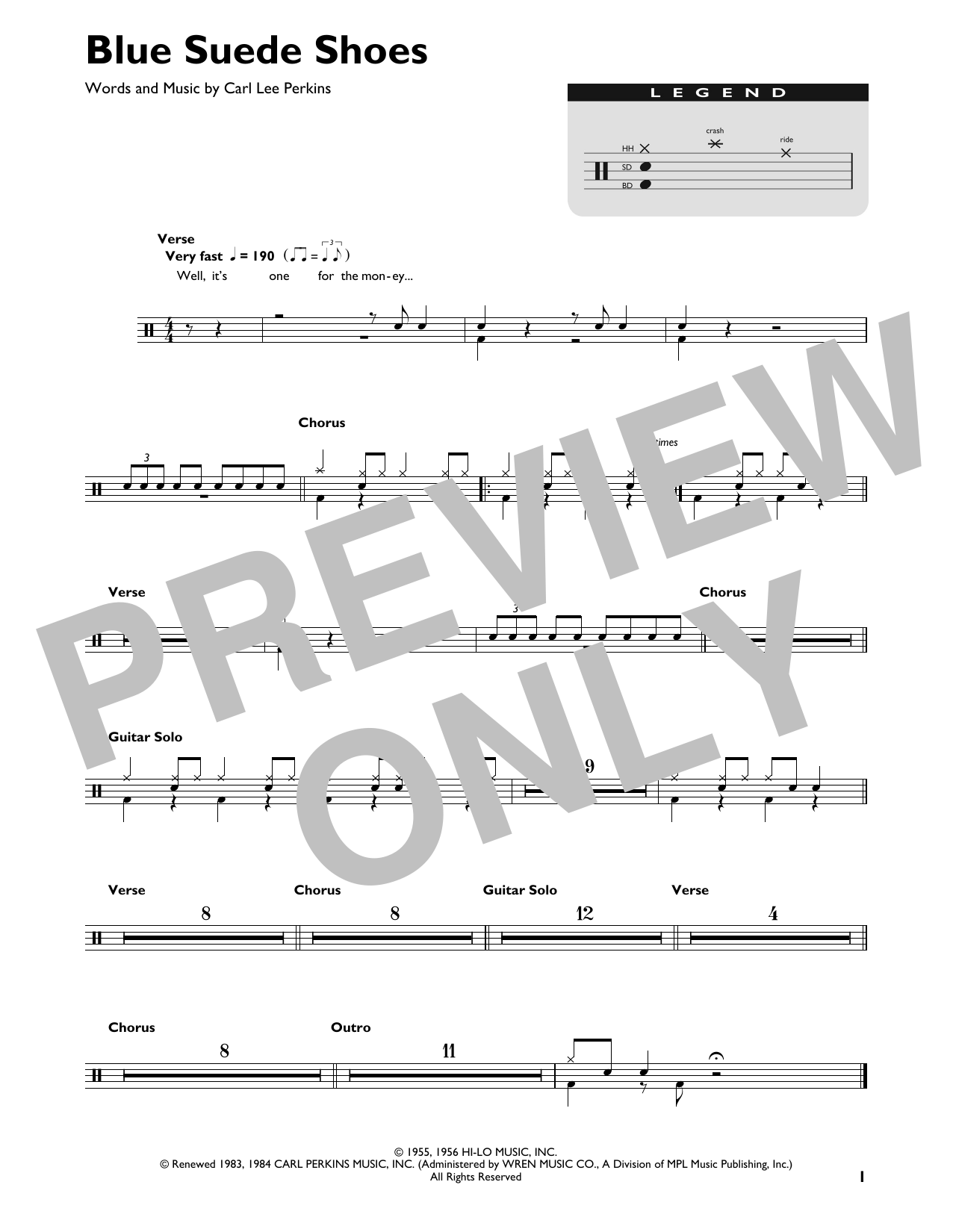 Learn to play Elvis Presley Blue Suede Shoes sheet music for Piano, Vocal & Guitar (Right-Hand Melody) in minutes. Elvis Presley Blue Suede Shoes sheet music notes and chords
