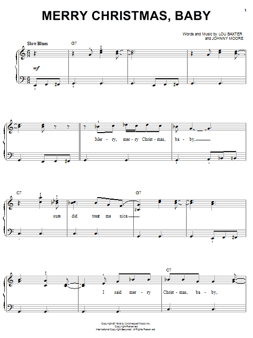 Learn to play Elvis Presley Merry Christmas, Baby sheet music for Easy Piano in minutes. Elvis Presley Merry Christmas, Baby sheet music notes and chords