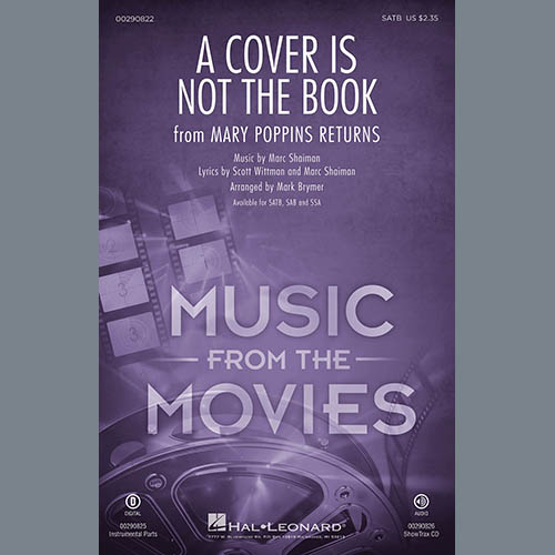 Emily Blunt, Lin-Manuel Miranda & Company A Cover Is Not the Book (from Mary Poppins Returns) (arr. Mark Brymer) - Bass pictures Emily Blunt, Lin-Manuel Miranda & Company A Cover Is Not the Book (from Mary Poppins Returns) (arr. Mark Brymer) - Bass profile picture
