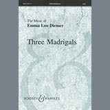 Download or print Emma Lou Diemer Three Madrigals Sheet Music Printable PDF 11-page score for Classical / arranged SATB SKU: 76574