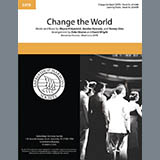 Download or print Eric Clapton Change The World (arr. Deke Sharon and David Wright) Sheet Music Printable PDF 7-page score for Barbershop / arranged SATB Choir SKU: 432684