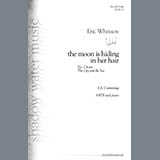 Download or print Eric Whitacre The Moon Is Hiding In Her Hair (from The City And The Sea) Sheet Music Printable PDF 6-page score for Concert / arranged SATB Choir SKU: 420582
