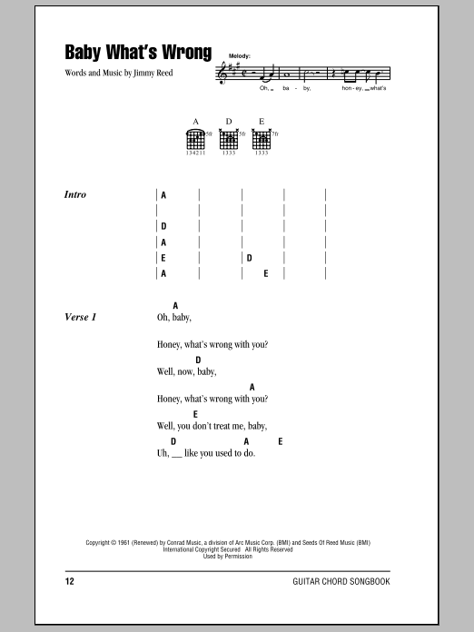 Learn to play Eric Clapton Baby What's Wrong sheet music for Lyrics & Chords in minutes. Eric Clapton Baby What's Wrong sheet music notes and chords