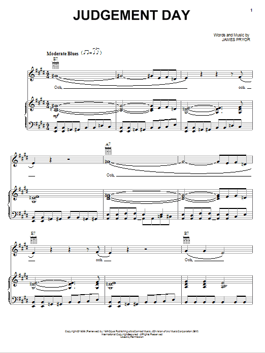 Learn to play Eric Clapton Judgement Day sheet music for Piano, Vocal & Guitar (Right-Hand Melody) in minutes. Eric Clapton Judgement Day sheet music notes and chords