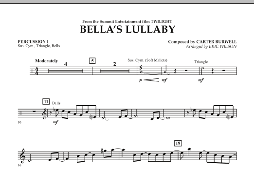 Learn to play Eric Wilson Bella's Lullaby (from Eric Wilson Bella's Lullaby (from