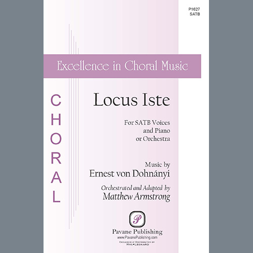 Ernest von Dohnányi Locus Iste (Blessed God) (Graduale #4, from Opus 3) (adapted by Matthew Armstrong) profile picture