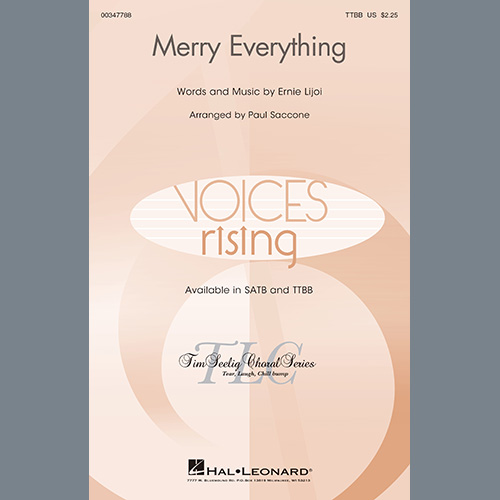 Ernie Lijoi Merry Everything (arr. Paul Saccone) profile picture