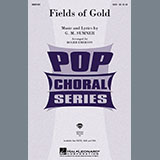 Download or print Eva Cassidy Fields Of Gold (arr. Roger Emerson) Sheet Music Printable PDF 9-page score for Pop / arranged SATB Choir SKU: 436662