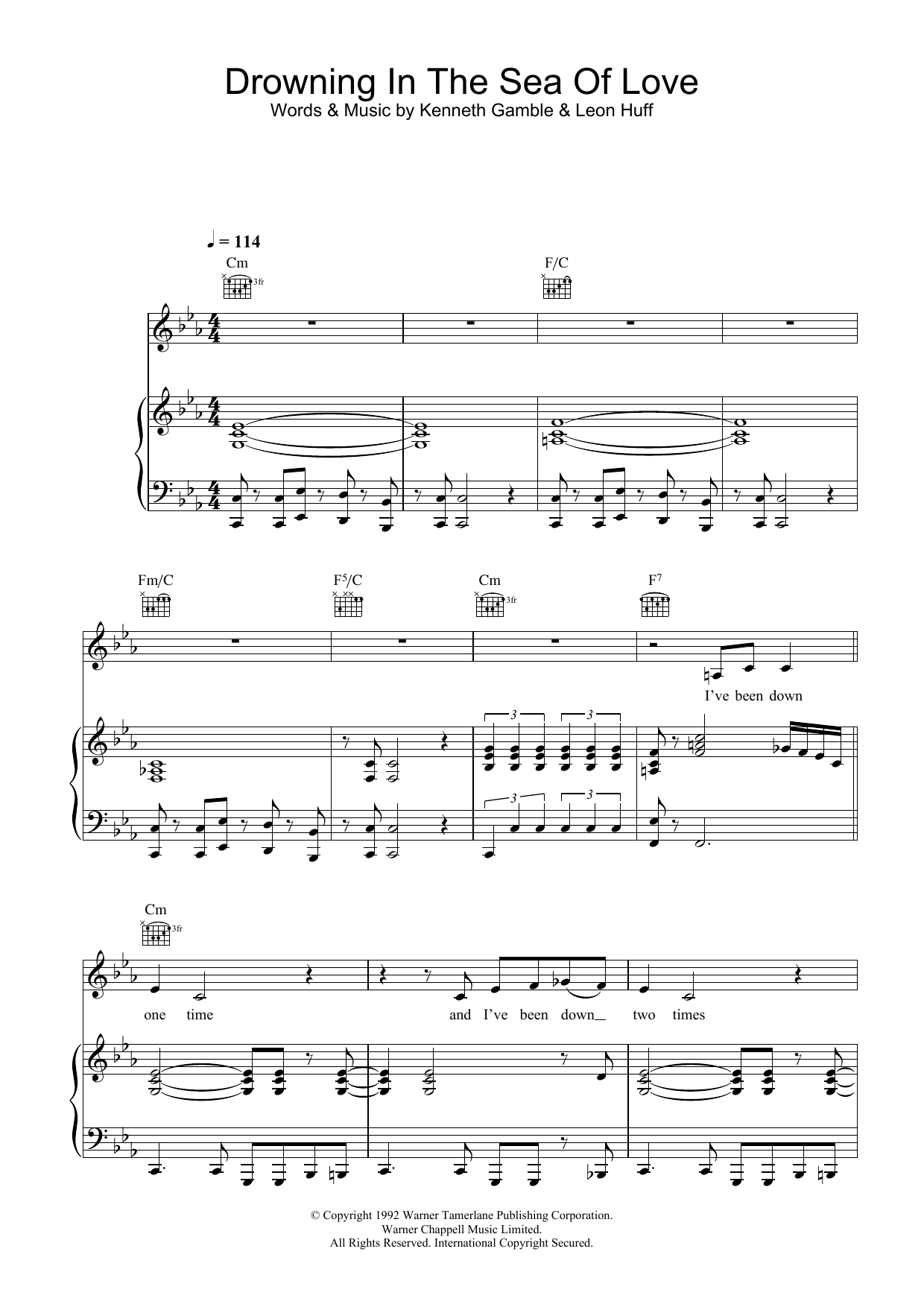 Learn to play Eva Cassidy Drowning In The Sea Of Love sheet music for Piano, Vocal & Guitar in minutes. Eva Cassidy Drowning In The Sea Of Love sheet music preview music notes and score for Piano, Vocal & Guitar including 6 page(s)
