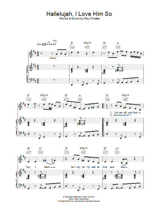 Learn to play Eva Cassidy Hallelujah I Love Him So sheet music for Piano, Vocal & Guitar in minutes. Eva Cassidy Hallelujah I Love Him So sheet music preview music notes and score for Piano, Vocal & Guitar including 4 page(s)