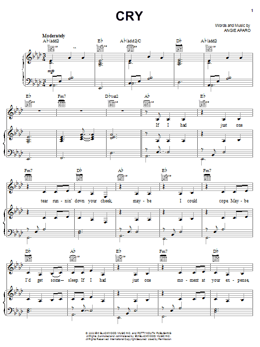 Learn to play Faith Hill Cry sheet music for Easy Guitar Tab in minutes. Faith Hill Cry sheet music notes and chords