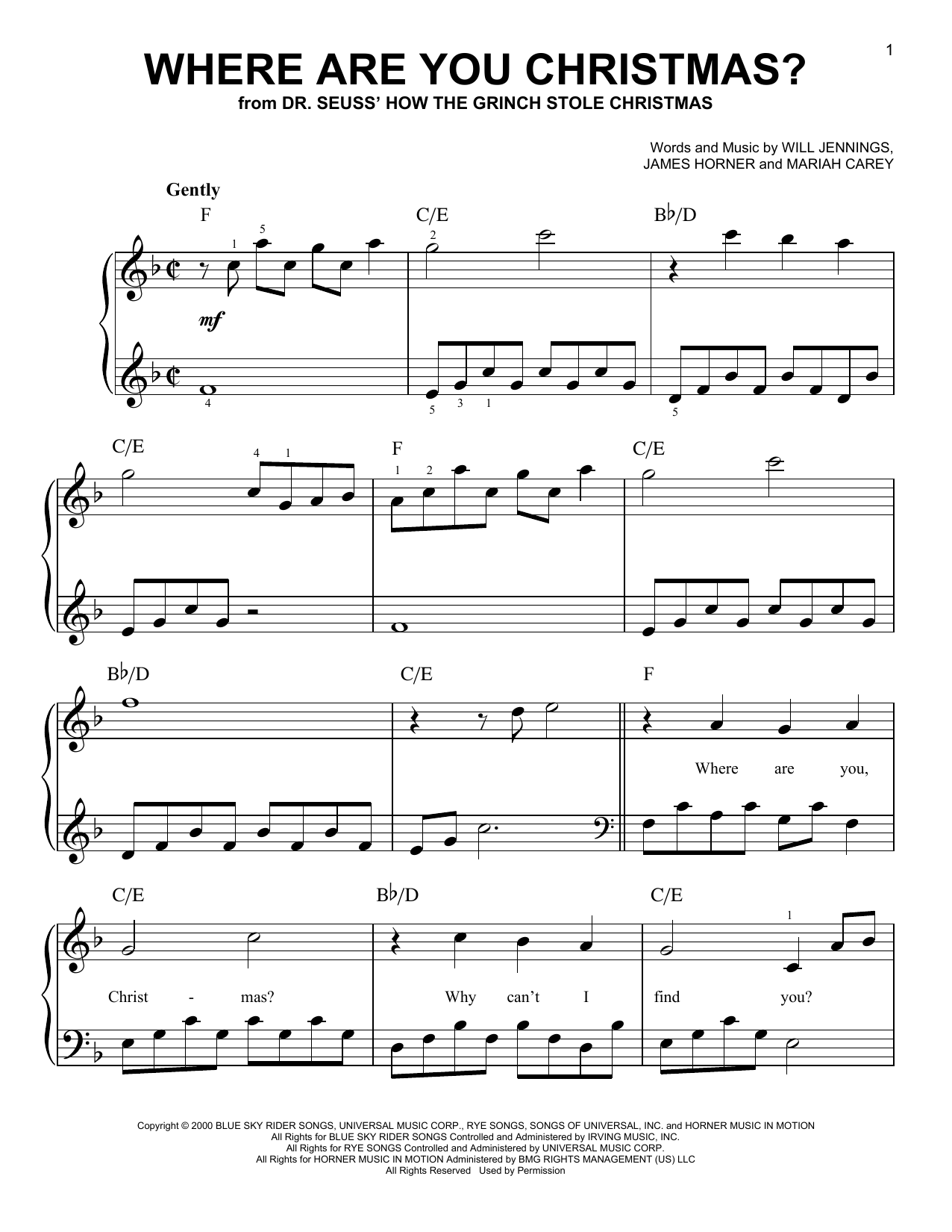 Learn to play Faith Hill Where Are You Christmas? sheet music for Easy Piano in minutes. Faith Hill Where Are You Christmas? sheet music notes and chords