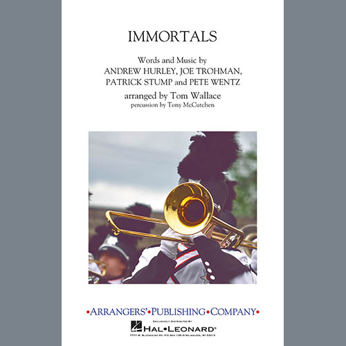 Download or print Fall Out Boy Immortals (from Big Hero 6) (arr. Tom Wallace) - Clarinet 2 Sheet Music Printable PDF 1-page score for Disney / arranged Marching Band SKU: 414868.
