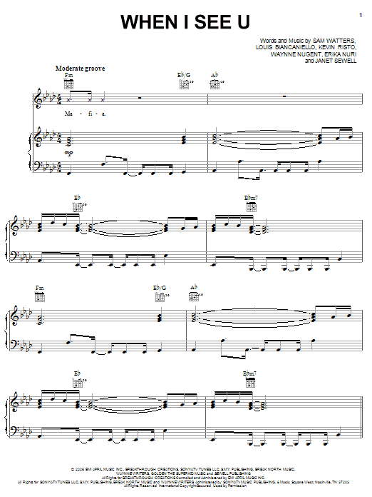 Learn to play Fantasia When I See U sheet music for Piano, Vocal & Guitar (Right-Hand Melody) in minutes. Fantasia When I See U sheet music preview music notes and score for Piano, Vocal & Guitar (Right-Hand Melody) including 6 page(s)