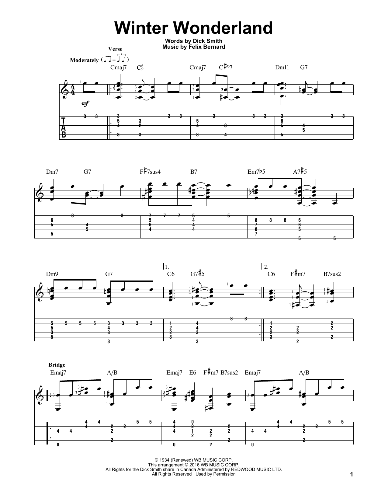Learn to play Felix Bernard Winter Wonderland sheet music for Piano in minutes. Felix Bernard Winter Wonderland sheet music notes and chords