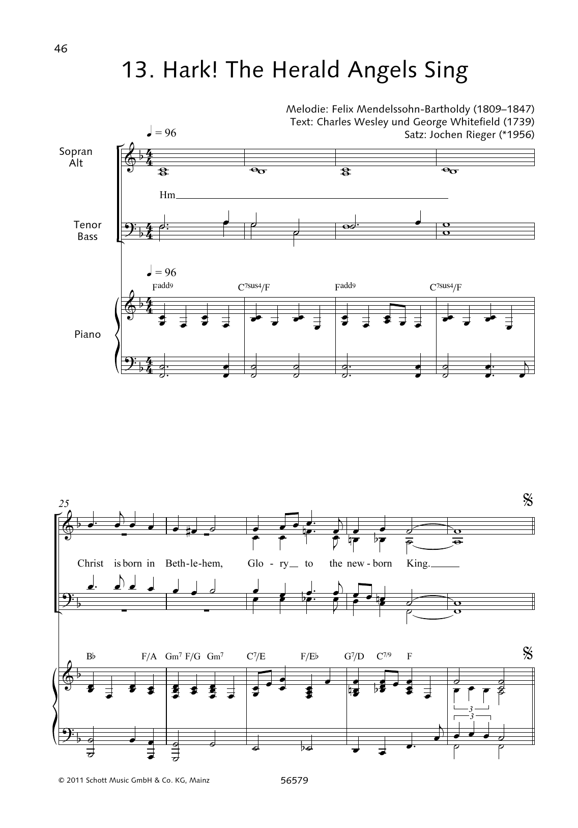 Learn to play Felix Mendelssohn Bartholdy Hark! The Herald Angels Sing sheet music for Choir in minutes. Felix Mendelssohn Bartholdy Hark! The Herald Angels Sing sheet music preview music notes and score for Choir including 3 page(s)