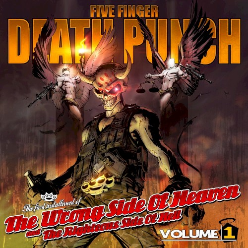 Download or print Five Finger Death Punch Burn MF Sheet Music Printable PDF 4-page score for Rock / arranged Guitar Tab SKU: 154927