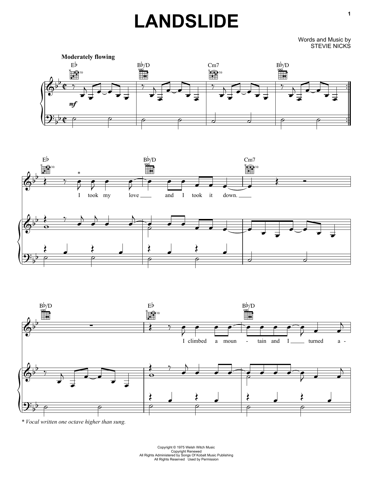 Learn to play Fleetwood Mac Landslide sheet music for Guitar Tab in minutes. Fleetwood Mac Landslide sheet music preview music notes and score for Guitar Tab including 7 page(s)