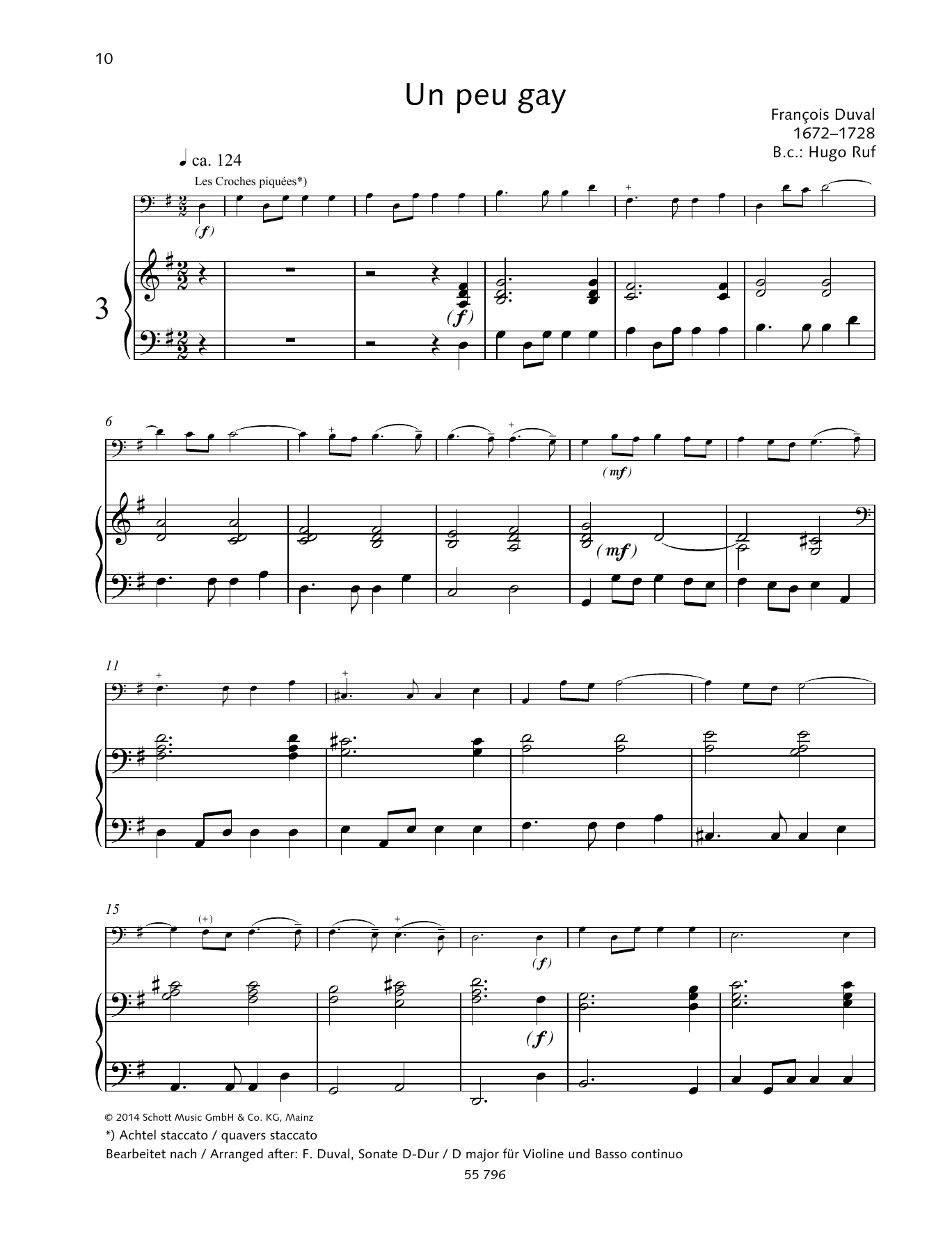 Learn to play François Duval Un peu gay sheet music for String Solo in minutes. François Duval Un peu gay sheet music preview music notes and score for String Solo including 3 page(s)