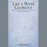 Download or print Frances R. Havergal Like A River Glorious (arr. John Purifoy) Sheet Music Printable PDF 7-page score for Sacred / arranged SATB Choir SKU: 415676