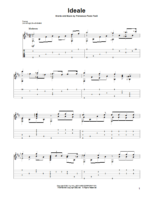 Learn to play Francesco Paolo Tosti Ideale sheet music for Guitar Tab in minutes. Francesco Paolo Tosti Ideale sheet music preview music notes and score for Guitar Tab including 5 page(s)