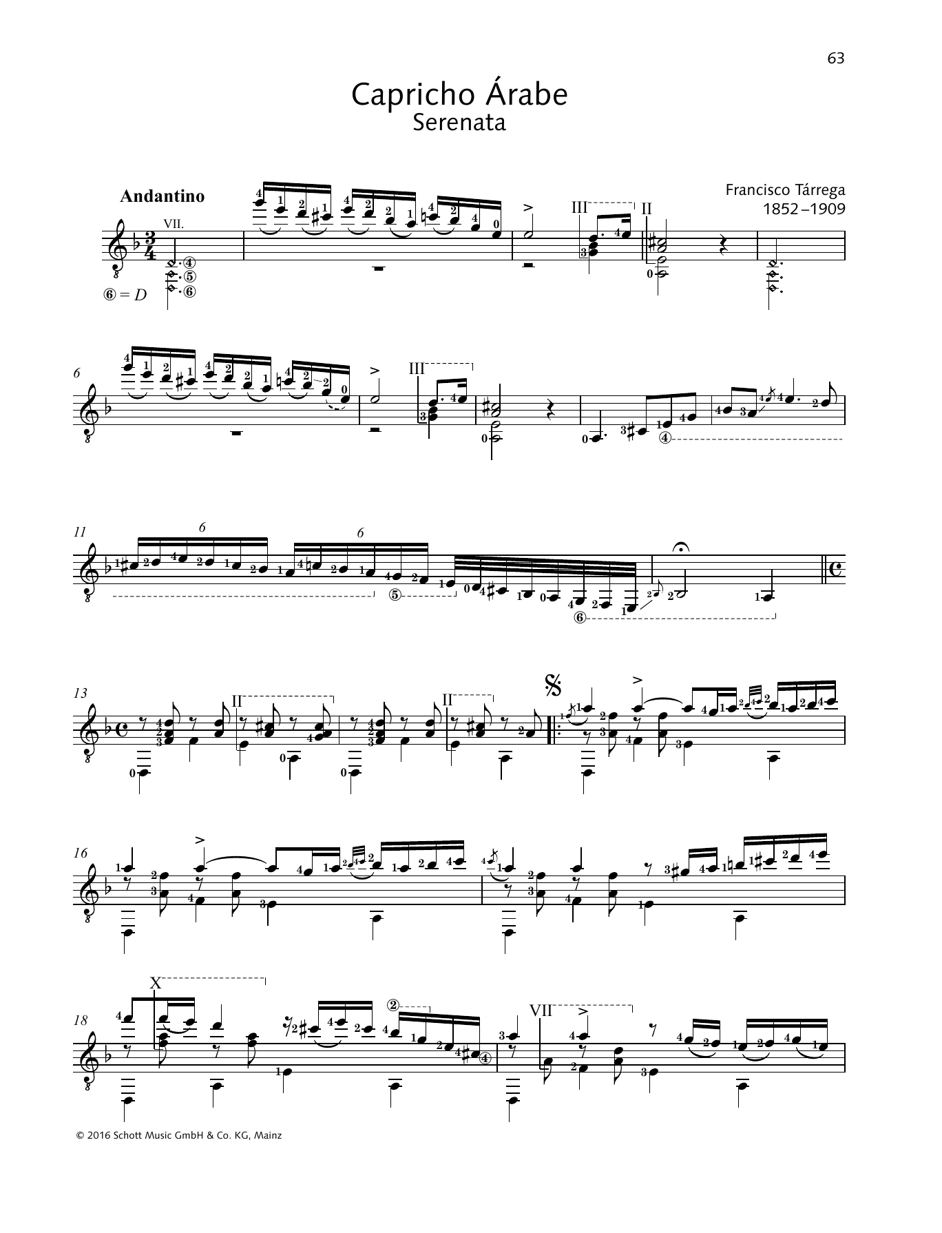 Learn to play Francisco Tarrega Capricho Arabe sheet music for Solo Guitar Tab in minutes. Francisco Tarrega Capricho Arabe sheet music preview music notes and score for Solo Guitar Tab including 3 page(s)