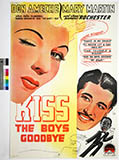 Download or print Frank Loesser Kiss The Boys Goodbye Sheet Music Printable PDF 4-page score for Film/TV / arranged Piano, Vocal & Guitar Chords (Right-Hand Melody) SKU: 1709242