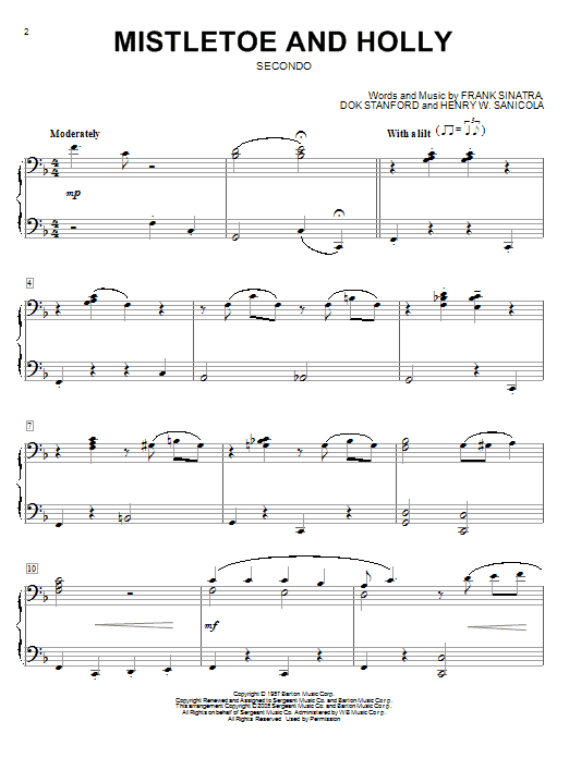 Learn to play Frank Sinatra Mistletoe And Holly sheet music for Easy Guitar Tab in minutes. Frank Sinatra Mistletoe And Holly sheet music preview music notes and score for Easy Guitar Tab including 2 page(s)