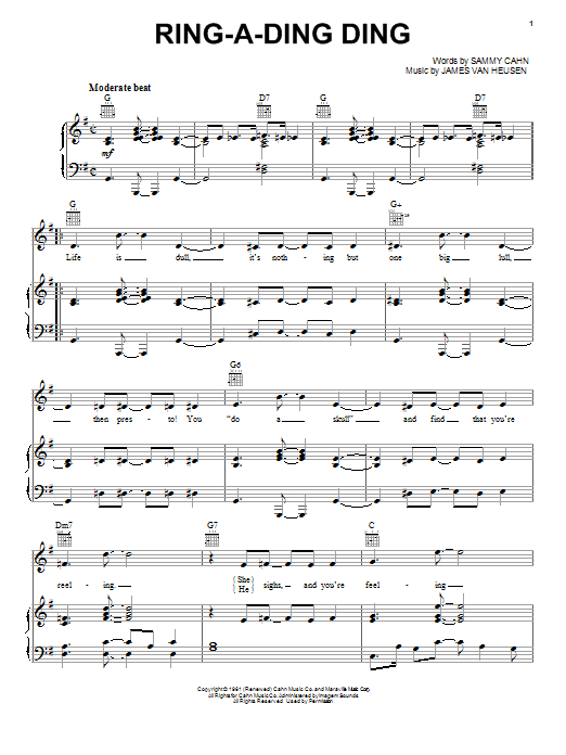 Learn to play Frank Sinatra Ring-A-Ding Ding sheet music for E-Z Play Today in minutes. Frank Sinatra Ring-A-Ding Ding sheet music preview music notes and score for E-Z Play Today including 4 page(s)
