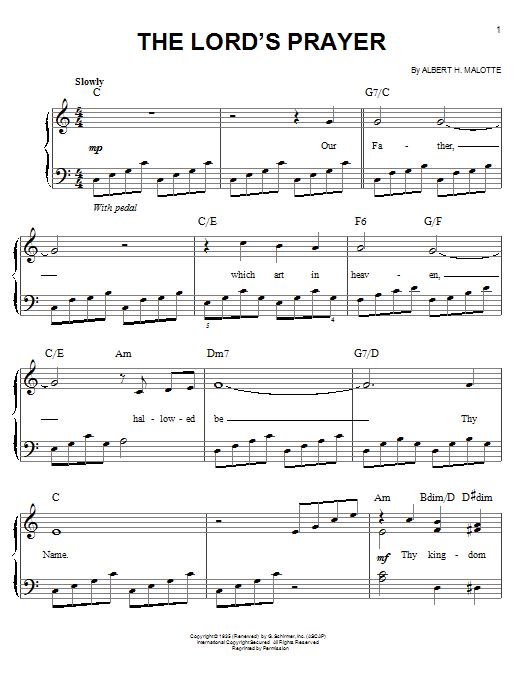Learn to play Frank Sinatra The Lord's Prayer sheet music for Easy Piano in minutes. Frank Sinatra The Lord's Prayer sheet music notes and chords