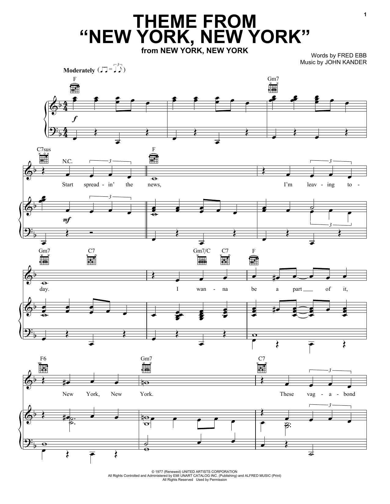 Learn to play Frank Sinatra Theme From Frank Sinatra Theme From